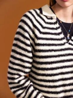 Hansel From BaselYves Pullover - Stripe -ULLA JOHNSON Clothing Shop Hansel from Basel Yves Pullover in Stripe 20231027222007