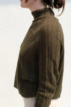 Atelier DelphineHenrietta Top - Olive -ULLA JOHNSON Clothing Shop Henrietta Top Olive 20210805202051 2