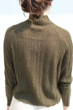 Atelier DelphineHenrietta Top - Olive -ULLA JOHNSON Clothing Shop Henrietta Top Olive 20210805202051 3