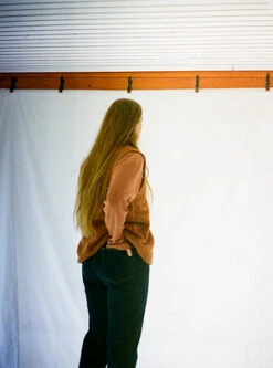 I AND MEButton Up Sweater Vest - Burnt Sienna -ULLA JOHNSON Clothing Shop I AND ME Button Up Sweater Vest Burnt Sienna 20230427145642