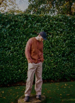 I AND MEButton Up Sweater Vest - Burnt Sienna -ULLA JOHNSON Clothing Shop I AND ME Button Up Sweater Vest Burnt Sienna 20230427145646