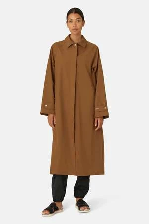 Ilse JacobsenImpermable Raincoat - Walnut 3 Ilse JacobsenImpermable Raincoat - Walnut