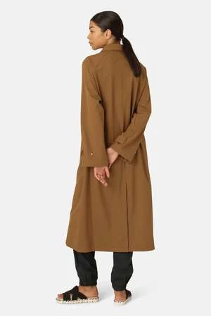 Ilse JacobsenImpermable Raincoat - Walnut 4 Ilse JacobsenImpermable Raincoat - Walnut - Image 2
