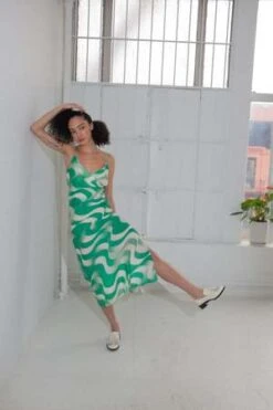 Untitled In MotionIoana Dress - Volna Green 9 Untitled In MotionIoana Dress - Volna Green -ULLA JOHNSON Clothing Shop Ioana Dress Volna Green 20230401111525