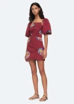 Sea New YorkIourdes Dress - Red 11 Sea New YorkIourdes Dress - Red -ULLA JOHNSON Clothing Shop Iourdes Dress 20231101155746