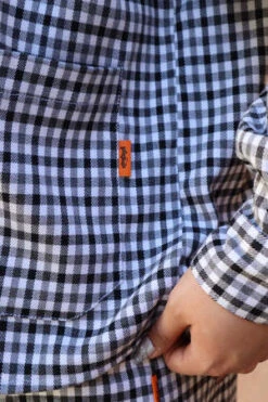 Grön KulleJane Shirt Jacket - Black Plaid Black Plaid -ULLA JOHNSON Clothing Shop Jane Black Plaid 20231001200202 2