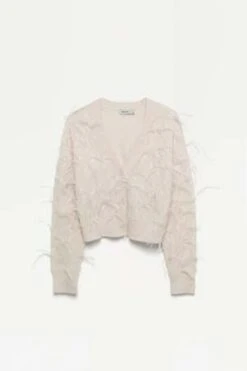 Jonathan SimkhaiAndres Cropped Cardigan - Ivory 9 Jonathan SimkhaiAndres Cropped Cardigan - Ivory -ULLA JOHNSON Clothing Shop Jonathan Simkhai Andres Cropped Cardigan Ivory 20231031225528 1