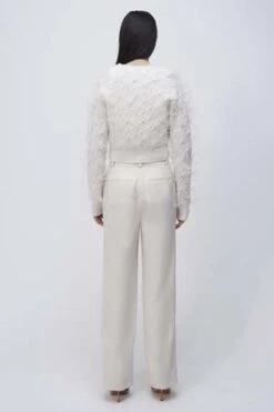 Jonathan SimkhaiAndres Cropped Cardigan - Ivory 8 Jonathan SimkhaiAndres Cropped Cardigan - Ivory -ULLA JOHNSON Clothing Shop Jonathan Simkhai Andres Cropped Cardigan Ivory 20231031225528