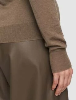 JosephCashair High Neck - Hickory -ULLA JOHNSON Clothing Shop Joseph Cashair High Neck Hickory 20231030215731 1