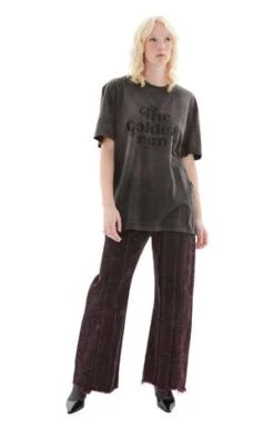 Golden GooseJourney S/S T-Shirt - Anthracite/Black