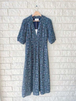 XirenaKara Dress - Indigo Flora