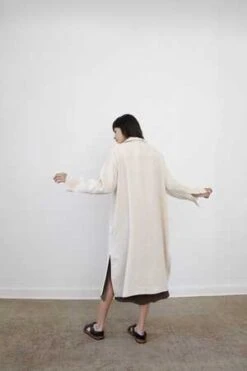 Zii RopaKane Coat - Dune -ULLA JOHNSON Clothing Shop Kane Coat Dune 20230913004801 3