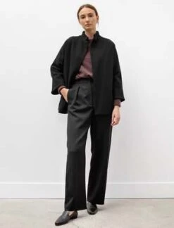 DusanKimono Jacket - Diagonale Black