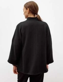 DusanKimono Jacket - Diagonale Black -ULLA JOHNSON Clothing Shop Kimono Jacket Diagonale Black 20231006005737 1