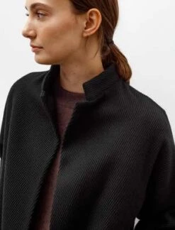 DusanKimono Jacket - Diagonale Black -ULLA JOHNSON Clothing Shop Kimono Jacket Diagonale Black 20231006005737