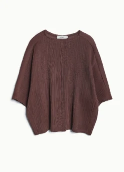 KlokeLimerance Crinkle Top - Chocolate -ULLA JOHNSON Clothing Shop Kloke Limerance Crinkle Top chocolate 20231102043701 2