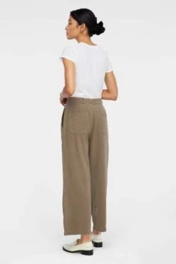 LACAUSA ClothingLola Trousers - Sage -ULLA JOHNSON Clothing Shop Lacausa Lola Trousers Sage 20221231024031 3