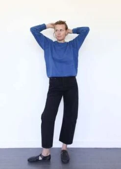 B SidesLasso High Slim - Black Stone Wash -ULLA JOHNSON Clothing Shop Lasso High Slim Black Stone Wash 20230907053912 2