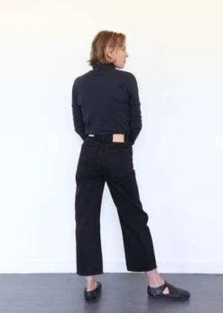 B SidesLasso High Slim - Black Stone Wash -ULLA JOHNSON Clothing Shop Lasso High Slim Black Stone Wash 20230907053912 3