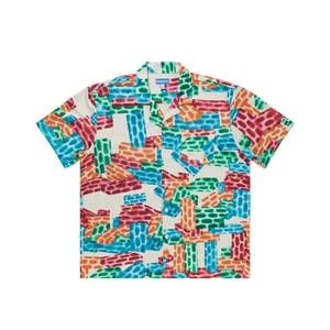 MARKETBUILDING BLOCKS MESH BUTTON UP SHIRT 3 MARKETBUILDING BLOCKS MESH BUTTON UP SHIRT