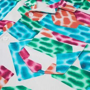 MARKETBUILDING BLOCKS MESH BUTTON UP SHIRT 5 MARKETBUILDING BLOCKS MESH BUTTON UP SHIRT - Image 3