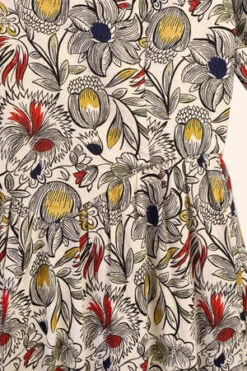 MeadowsSycamore Dress - Floral Sketch -ULLA JOHNSON Clothing Shop MEADOWS Sycamore Dress 20230222202731