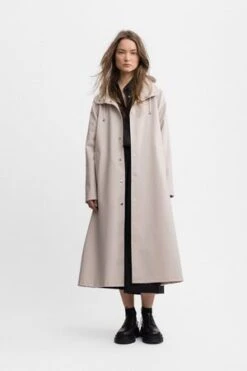 ULLA JOHNSON Clothing Shop -ULLA JOHNSON Clothing Shop MOSEBACKE RAIN JACKET LONG LIGHT SAND 20210903012321