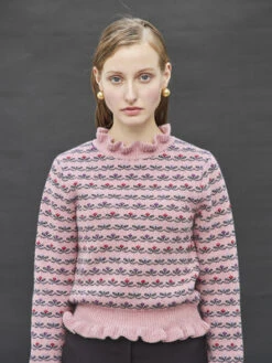 Maison De InesGarden Pattern Knit - Pink 11 Maison De InesGarden Pattern Knit - Pink -ULLA JOHNSON Clothing Shop Maison De Ines Garden Pattern Knit Pink 20231014090249