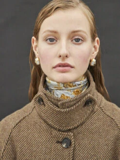 Maison De InesWool Stitch Coat II - Brown -ULLA JOHNSON Clothing Shop Maison De Ines Wool Stitch Coat II Brown 20231028001631