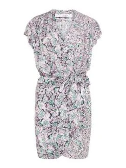 IROManza Dress - Light Pink Multicolour -ULLA JOHNSON Clothing Shop Manza Dress 20220222021858