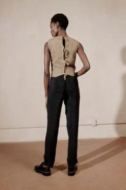 Maria StanleyFARRA VEST - Houndstooth -ULLA JOHNSON Clothing Shop Maria Stanley FARRA VEST houndstooth 20231027193053