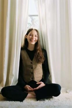 Maria StanleyFARRA VEST - Houndstooth -ULLA JOHNSON Clothing Shop Maria Stanley FARRA VEST houndstooth 20231027193054