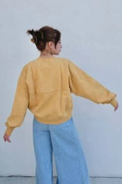 Rachel ComeyMarin Sweatshirt - Corn 8 Rachel ComeyMarin Sweatshirt - Corn -ULLA JOHNSON Clothing Shop Marin Sweatshirt 20230505000351 1