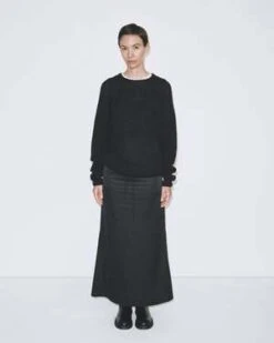 Mijeong ParkMohair Crew Neck Sweater - Black