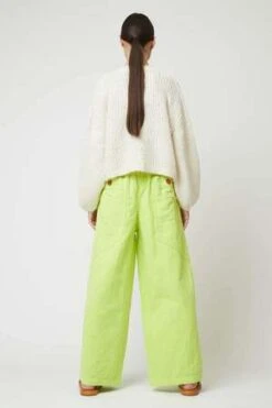 Atelier DelphineMikia Pant - Acid Lime -ULLA JOHNSON Clothing Shop Mikia Pant Acid Lime 20230516200531 1