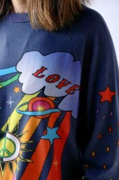 MonokiCosmic Sweatshirt - Multi 14 MonokiCosmic Sweatshirt - Multi -ULLA JOHNSON Clothing Shop Monoki Cosmic Sweatshirt in Multi 20231031224936 1