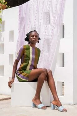 Osei-DuroMuto Dress - Speedboat -ULLA JOHNSON Clothing Shop Muto Dress in Speedboat 20230427050612 1