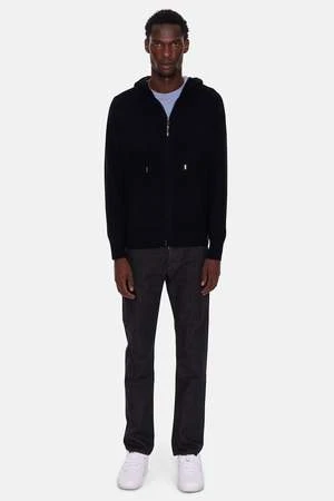 Blue&CreamNew Leo Zip Hoodie With Pockets - Black 6 Blue&CreamNew Leo Zip Hoodie With Pockets - Black - Image 4