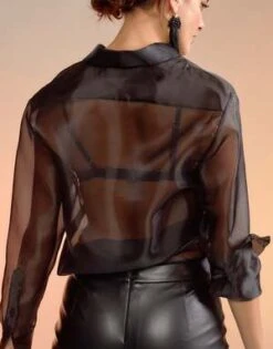 CYNTHIA ROWLEYOrganza Button Down Shirt -ULLA JOHNSON Clothing Shop Organza Button Down Shirt 20230503191839 1