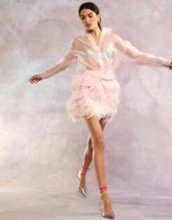 CYNTHIA ROWLEYOrganza Button Down Shirt - Light Pink 16 CYNTHIA ROWLEYOrganza Button Down Shirt - Light Pink -ULLA JOHNSON Clothing Shop Organza Button Down Shirt 20230503191845