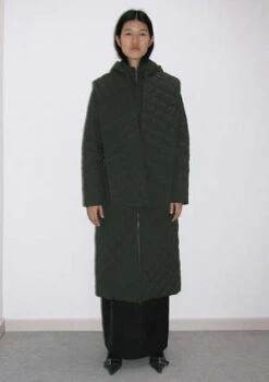 Paloma WoolOtter Long Padded Puffer - Khaki 18 Paloma WoolOtter Long Padded Puffer - Khaki -ULLA JOHNSON Clothing Shop Otter Long Padded Puffer Khaki 20231027201007 1