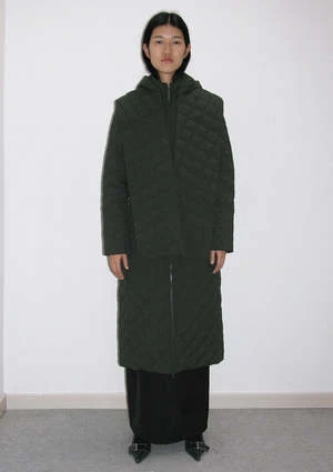 Paloma WoolOtter Long Padded Puffer - Khaki 9 Paloma WoolOtter Long Padded Puffer - Khaki - Image 7