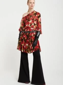 Ottod'AmeMini Dress - Floral Print -ULLA JOHNSON Clothing Shop Ottod Ame Floral Print Mini Dress 20230928220623