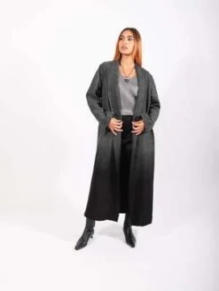 SanctamuerteOver Coat - Gray