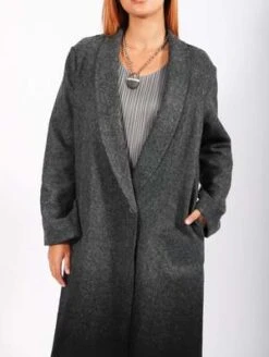 SanctamuerteOver Coat - Gray 13 SanctamuerteOver Coat - Gray -ULLA JOHNSON Clothing Shop Over Coat in Gray by Sanctamuerte 20231006015619 3