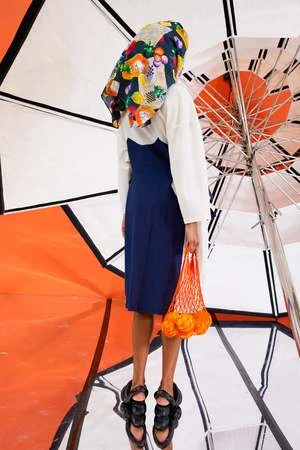 Henrik VibskovPICNIC DRESS - NAVY/BEIGE 5 Henrik VibskovPICNIC DRESS - NAVY/BEIGE - Image 3