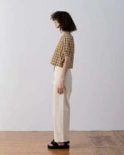 Ali GoldenPuff Sleeve Top - Bone -ULLA JOHNSON Clothing Shop PUFF SLEEVE TOP BONE 20220505081202 3