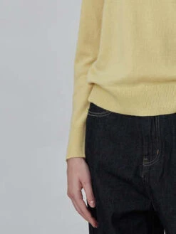 PureCashmere NYCTurtleneck Sweater - Yellow -ULLA JOHNSON Clothing Shop PURECASHMERE NYC Turtleneck Sweater Yellow 20231005213315 1