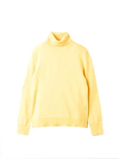 PureCashmere NYCTurtleneck Sweater - Yellow -ULLA JOHNSON Clothing Shop PURECASHMERE NYC Turtleneck Sweater Yellow 20231005213317 1