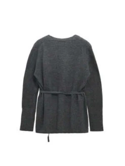 PureCashmere NYCWrap Cardigan - Graphite -ULLA JOHNSON Clothing Shop PURECASHMERE NYC Wrap Cardigan Graphite 20231005213328 1